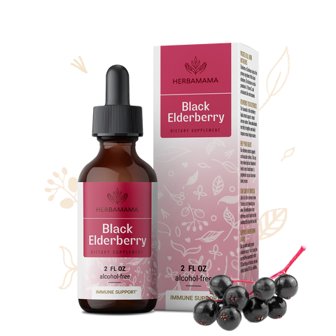Black Elderberry Liquid Extract - 2 Fl. Oz Bottle