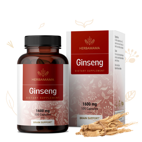 Ginseng Supplement - 100 Capsules