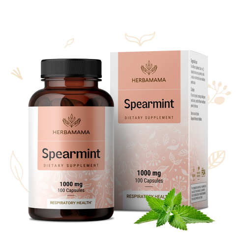 Spearmint Supplement - 100 Capsules