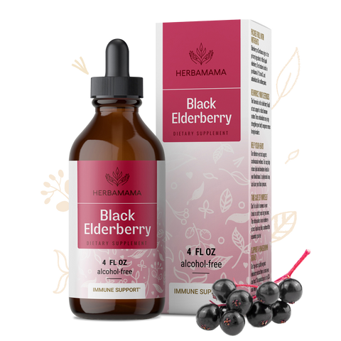 Black Elderberry Liquid Extract - 4 Fl. Oz Bottle