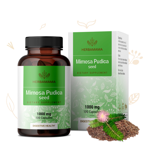 Mimosa Pudica Seed Supplement - 100 Capsules