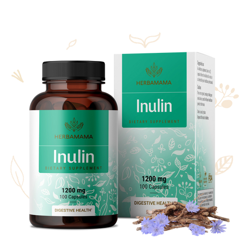 Inulin Supplement - 100 Capsules