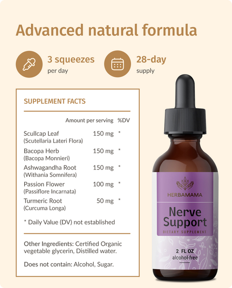 Advanced Pain & Nerve Formula - Essential Oil Blend for Pain Relief and  Soothing Nerves