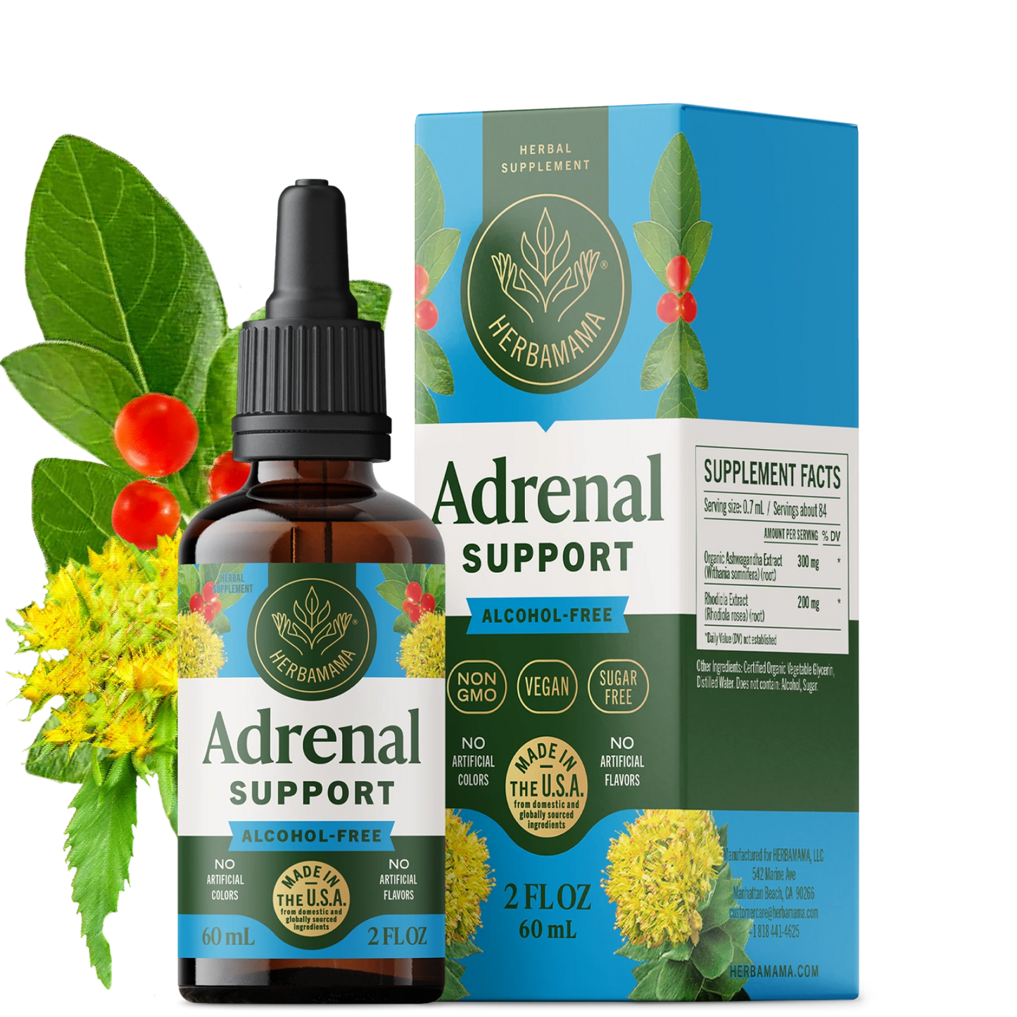 Adrenal Support Drops - 2 Fl. Oz. Bottle
