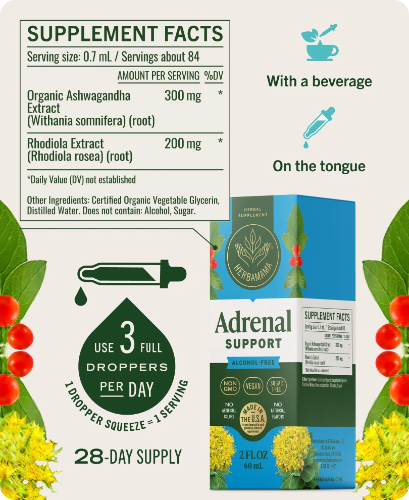 Adrenal Support Drops - 2 Fl. Oz. Bottle