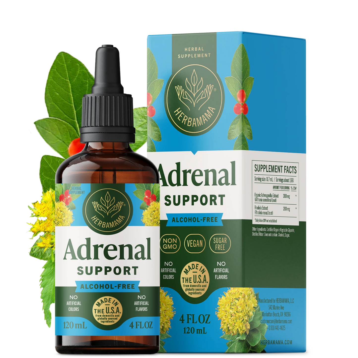 Adrenal Support Drops - 4 Fl. Oz. Bottle