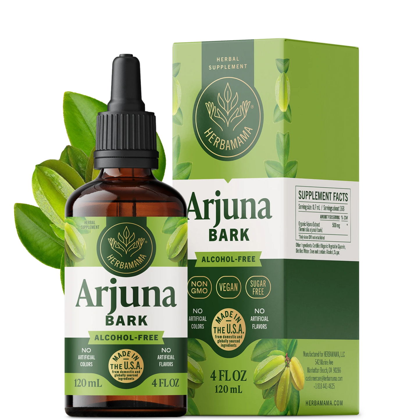 Arjuna Bark Drops - 4 Fl. Oz. Bottle