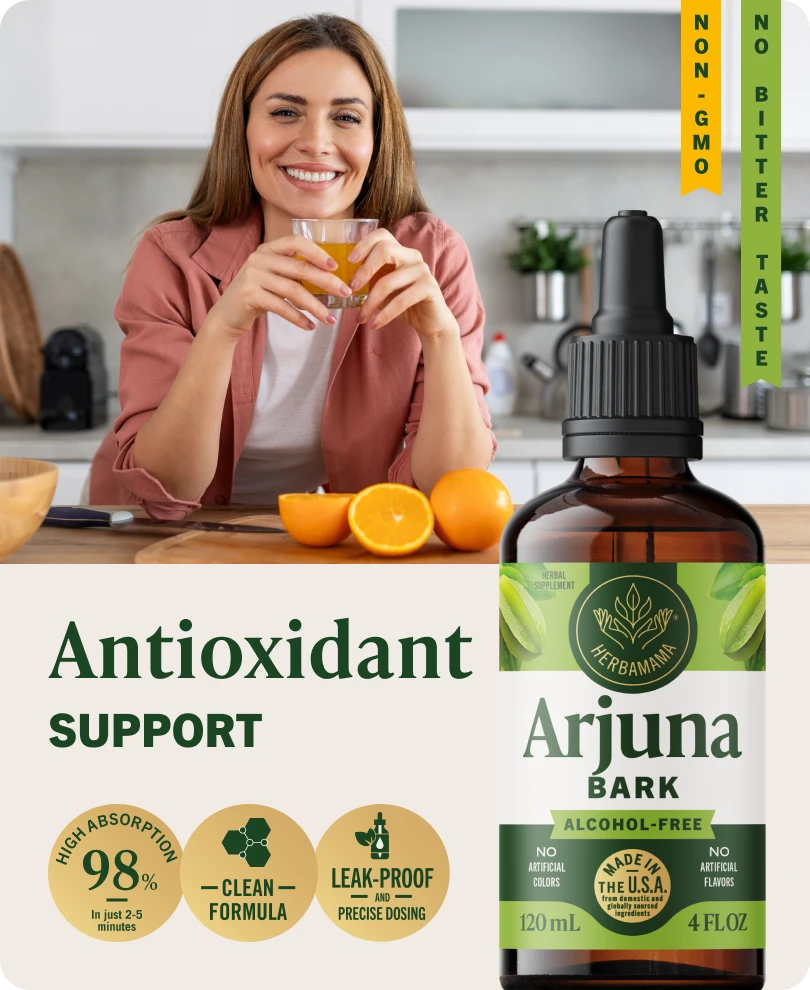 Arjuna Bark Drops - 4 Fl. Oz. Bottle