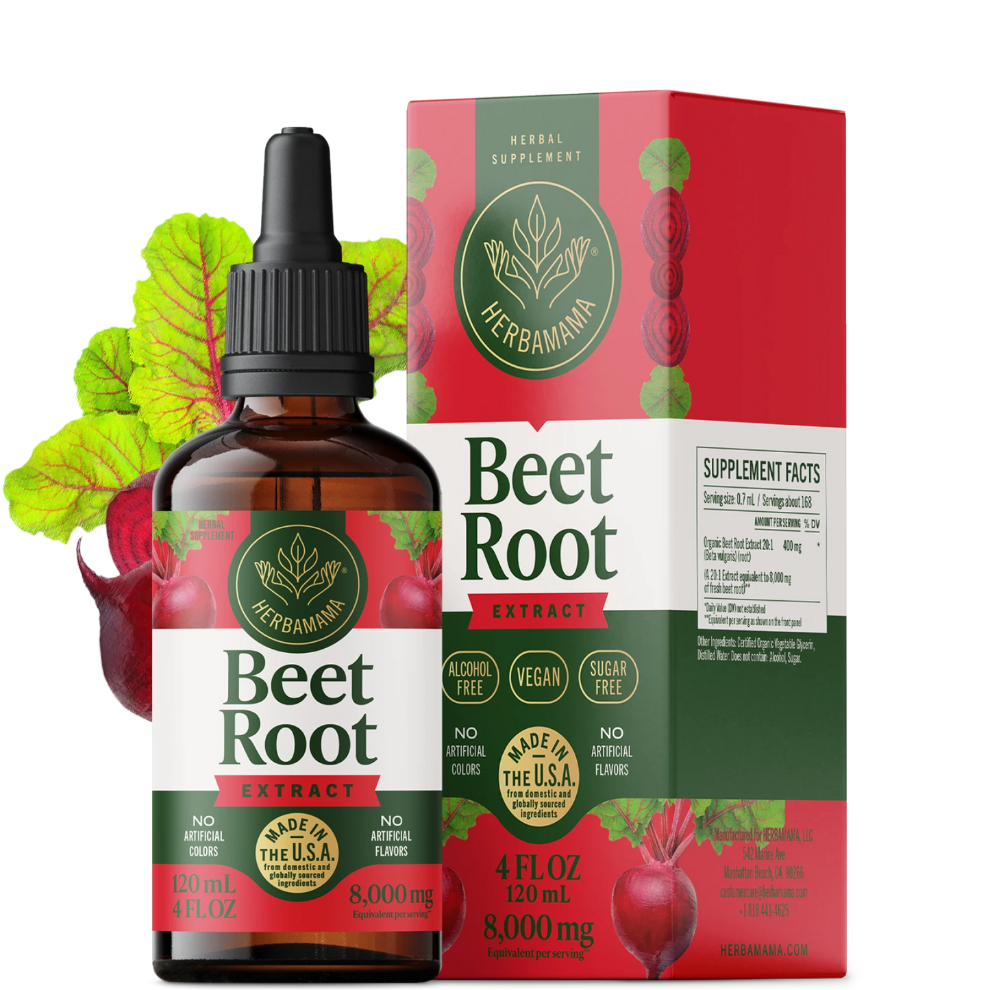 Beet Root Drops - 4 Fl. Oz. Bottle