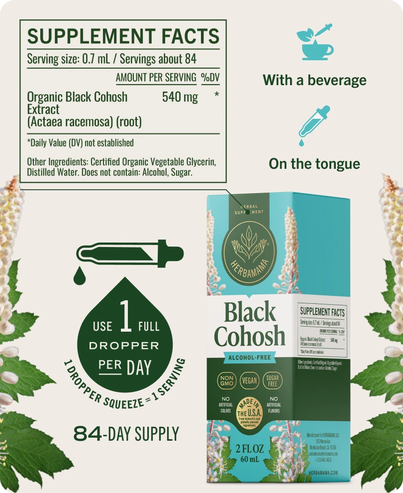 Black Cohosh Drops - 2 Fl. Oz. Bottle