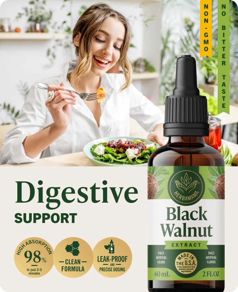 Black Walnut Drops - 2 Fl. Oz. Bottle