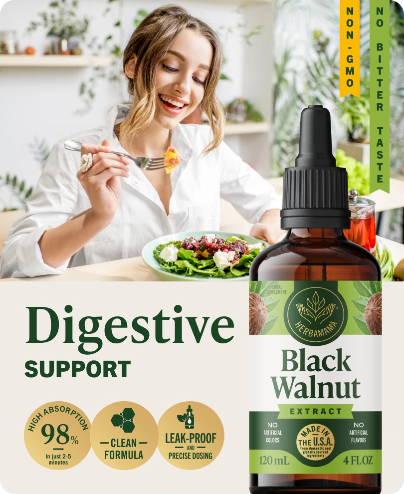 Black Walnut Drops - 4 Fl. Oz. Bottle