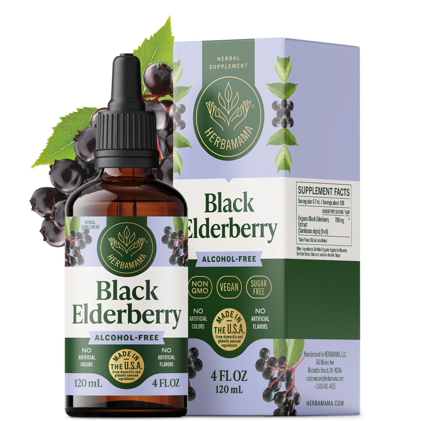 Black Elderberry Drops - 4 Fl. Oz. Bottle