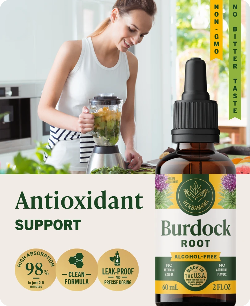Burdock Root Drops - 2 Fl. Oz. Bottle