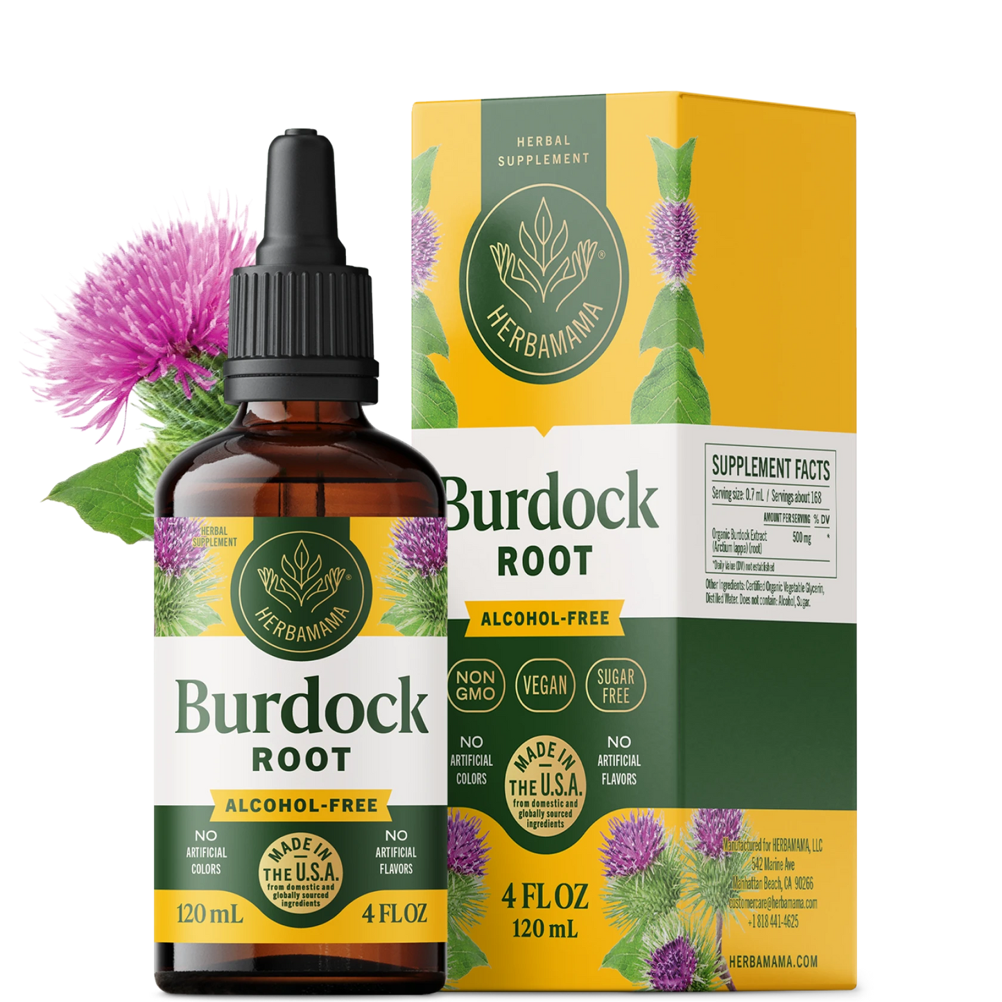 Burdock Root Drops - 4 Fl. Oz. Bottle