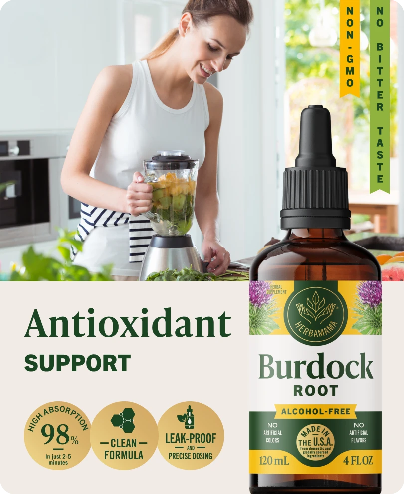 Burdock Root Drops - 4 Fl. Oz. Bottle