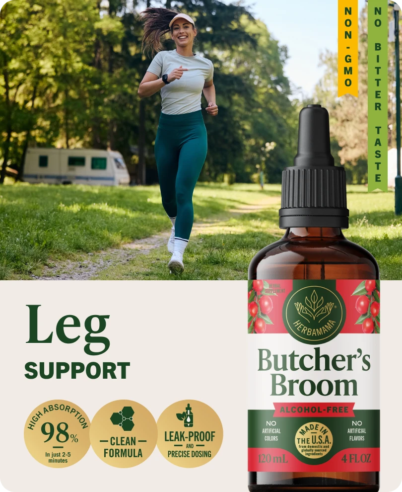 Butcher's Broom Drops - 4 Fl. Oz. Bottle