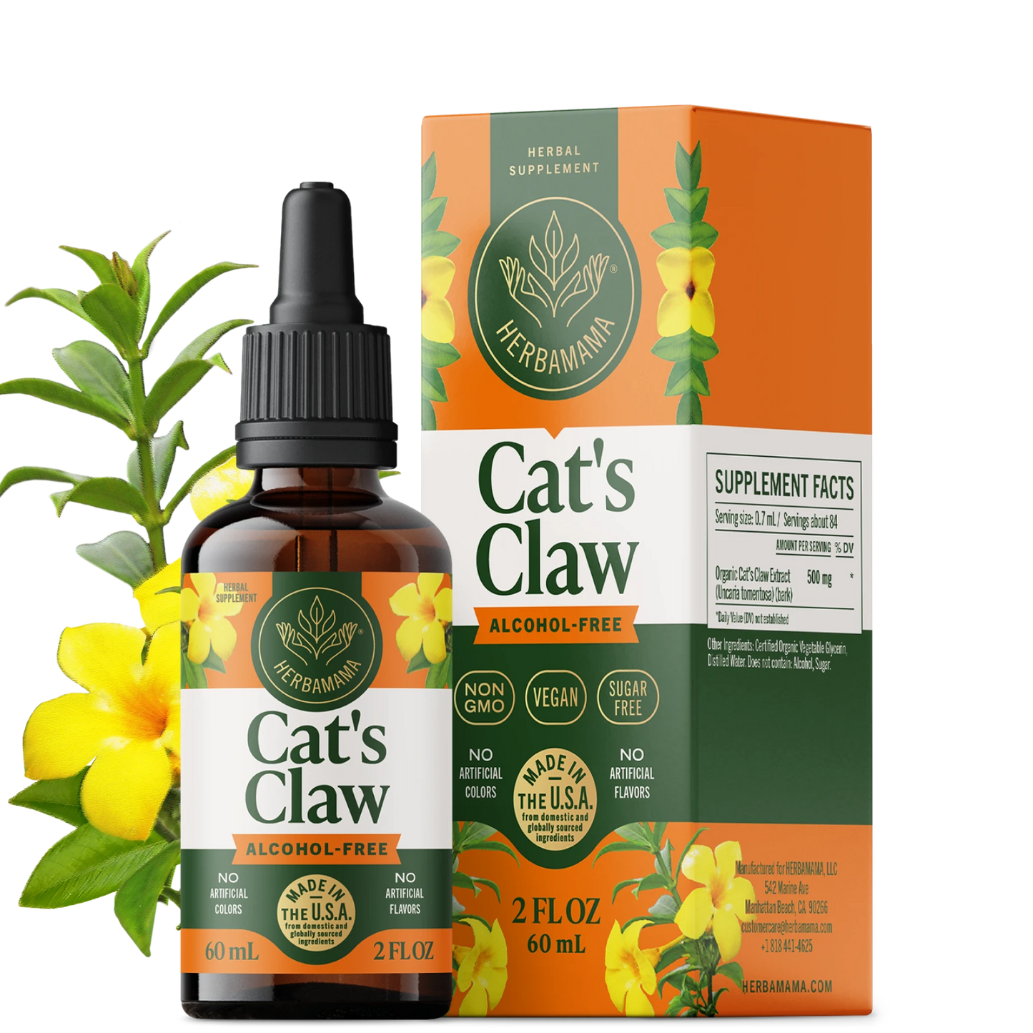 Cat’s Claw Drops - 2 Fl. Oz. Bottle