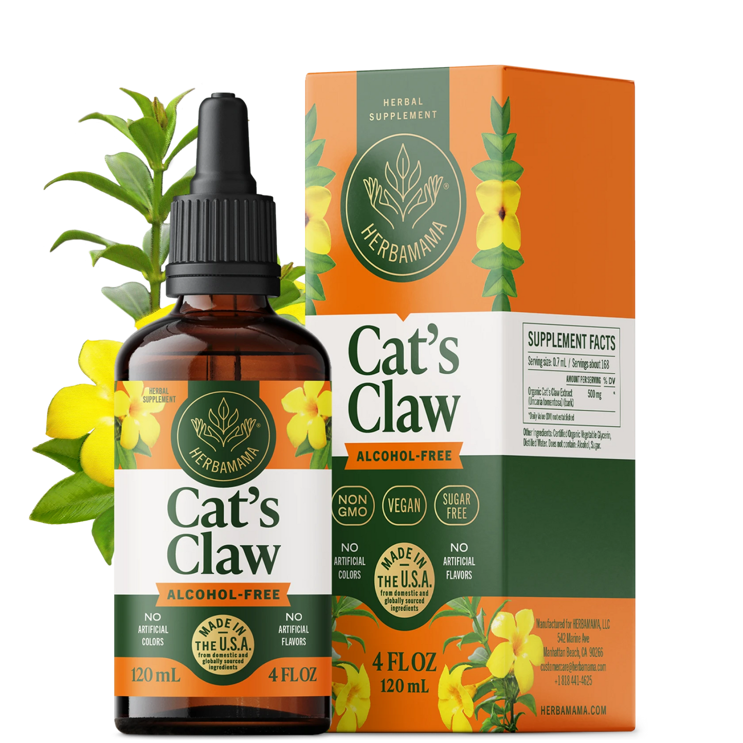 Cat’s Claw Drops - 4 Fl. Oz. Bottle
