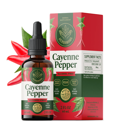 Cayenne Pepper Drops - 2 Fl. Oz. Bottle