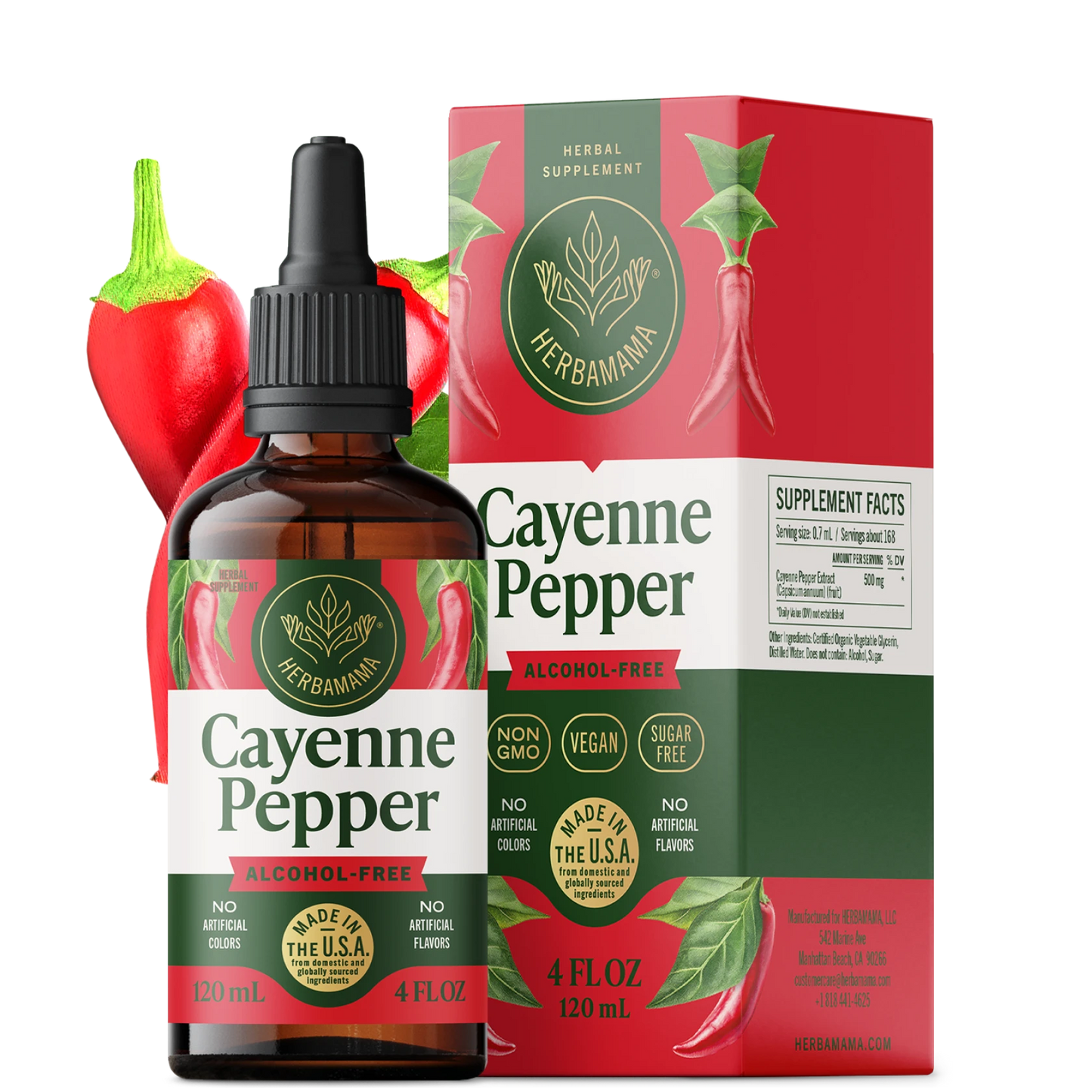 Cayenne Pepper Drops - 4 Fl. Oz. Bottle