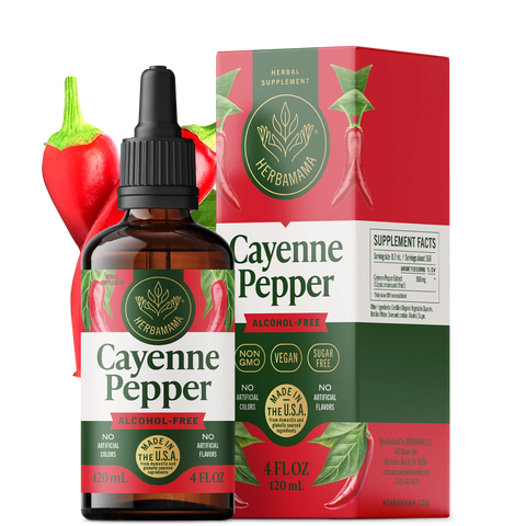 Cayenne Pepper Drops - 4 Fl. Oz. Bottle