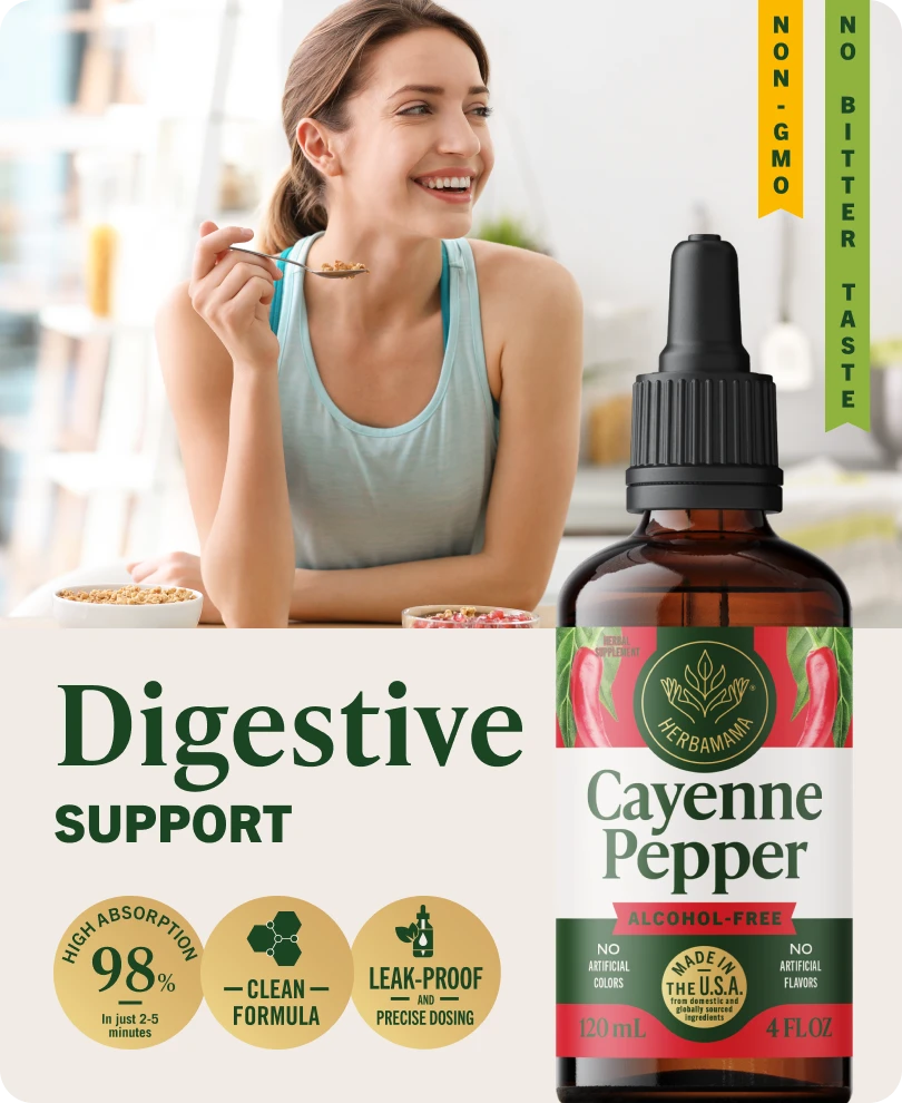 Cayenne Pepper Drops - 4 Fl. Oz. Bottle