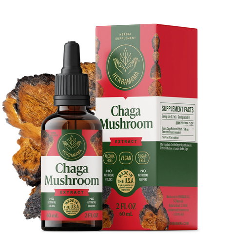 Chaga Mushroom Drops - 2 Fl. Oz. Bottle
