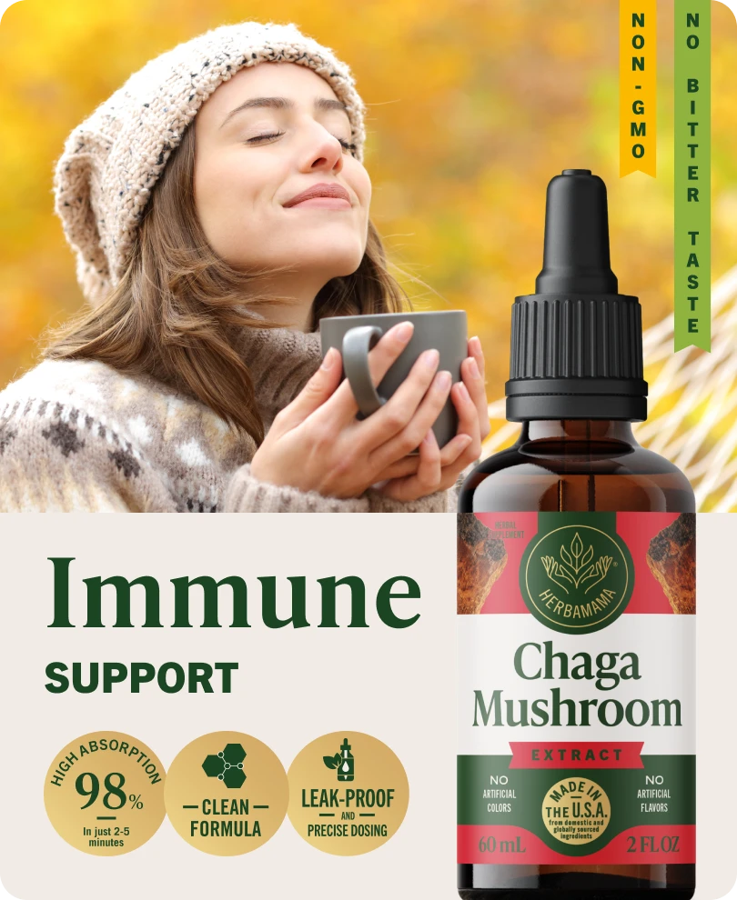 Chaga Mushroom Drops - 2 Fl. Oz. Bottle