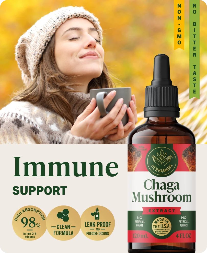 Chaga Mushroom Drops - 4 Fl. Oz. Bottle