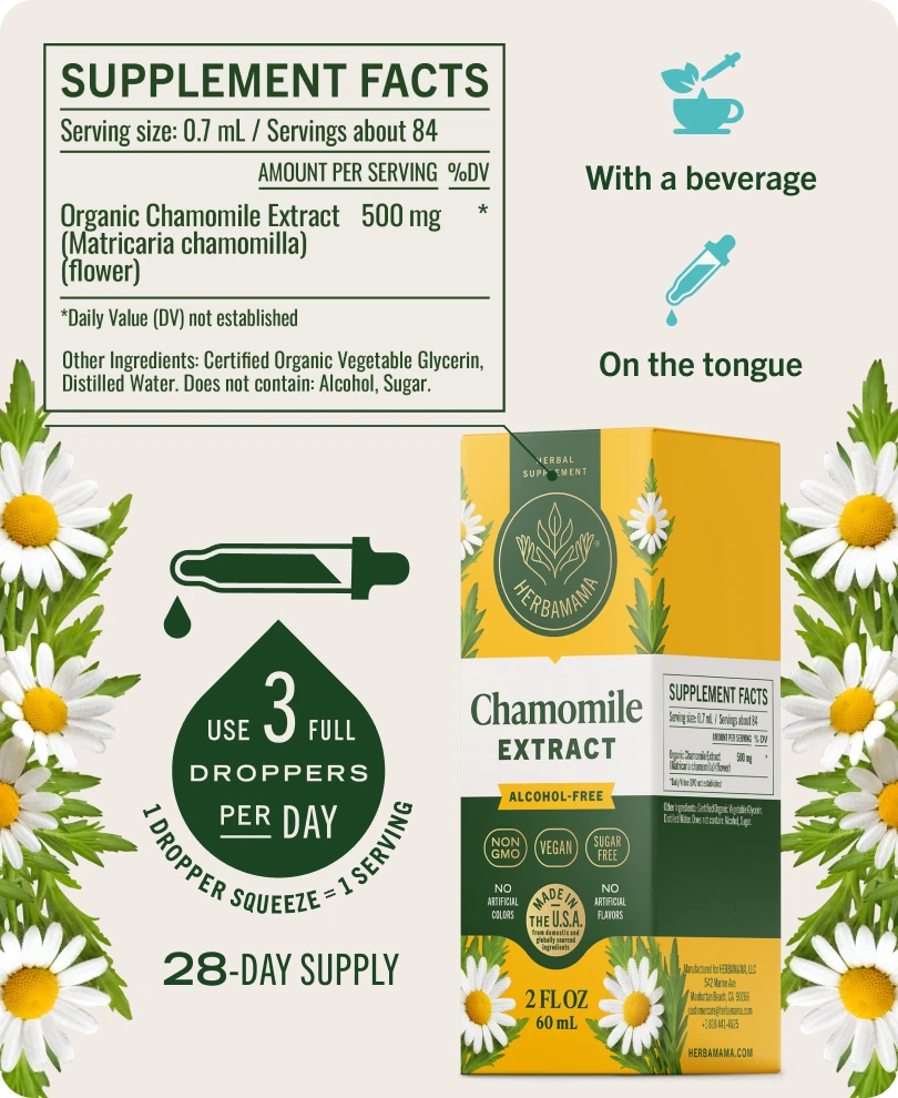 Chamomile Extract Drops - 2 Fl. Oz. Bottle