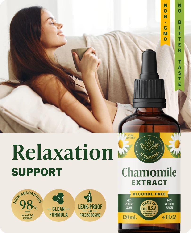 Chamomile Extract Drops - 4 Fl. Oz. Bottle
