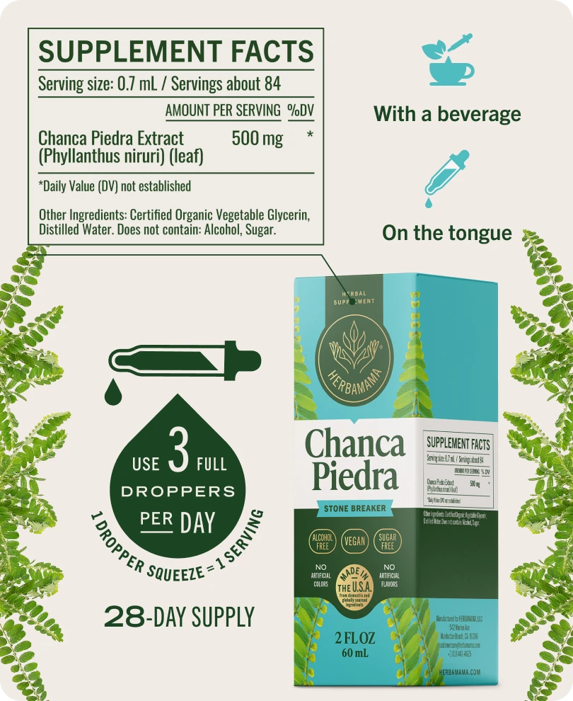 Chanca Piedra Stone Breaker Drops - 2 Fl. Oz. Bottle