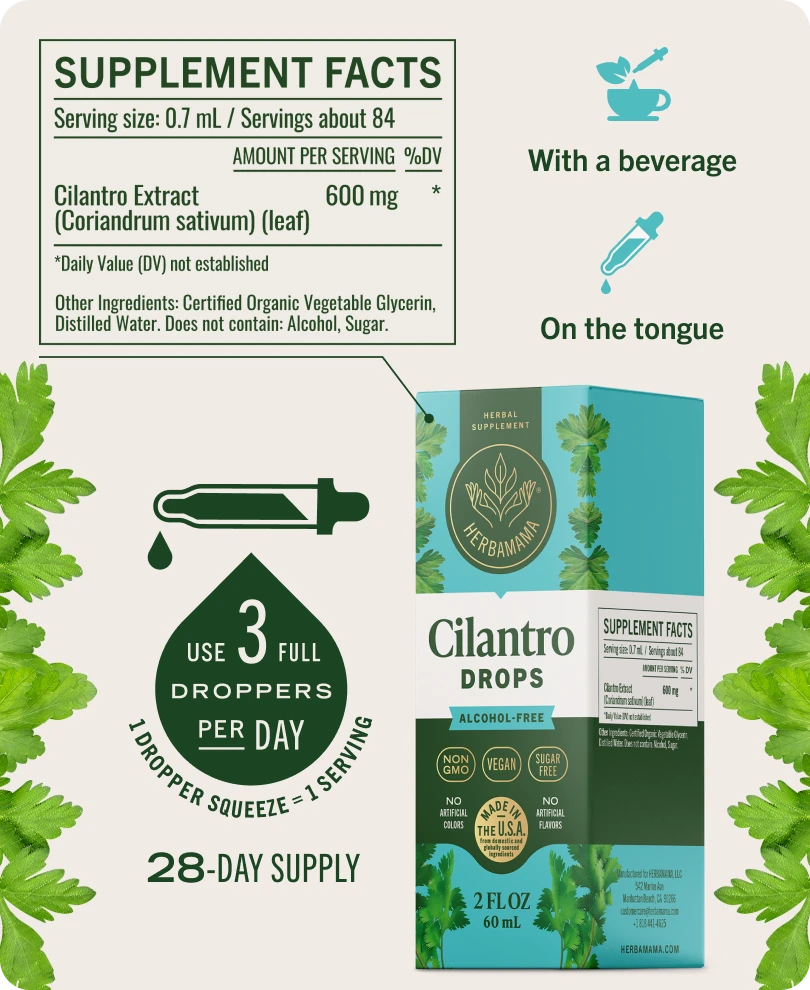 Cilantro Drops - 2 Fl. Oz. Bottle