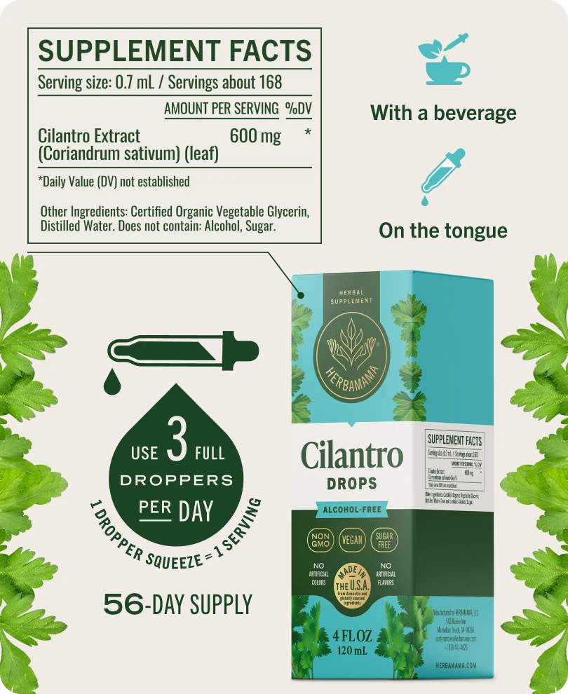 Cilantro Drops - 4 Fl. Oz. Bottle