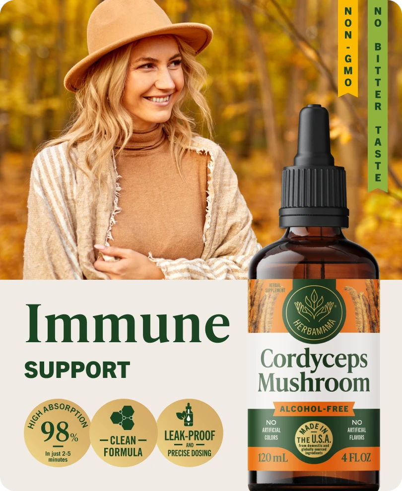 Cordyceps Mushroom Drops - 4 Fl. Oz. Bottle