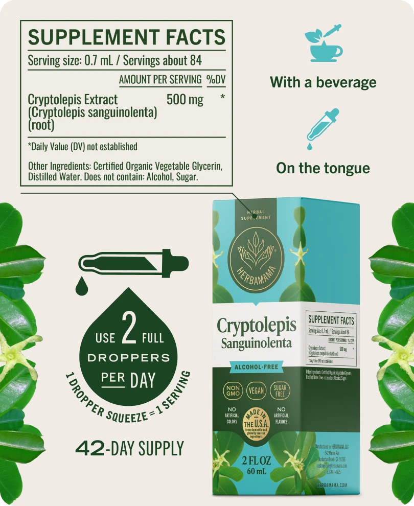 Cryptolepis Drops - 2 Fl. Oz. Bottle