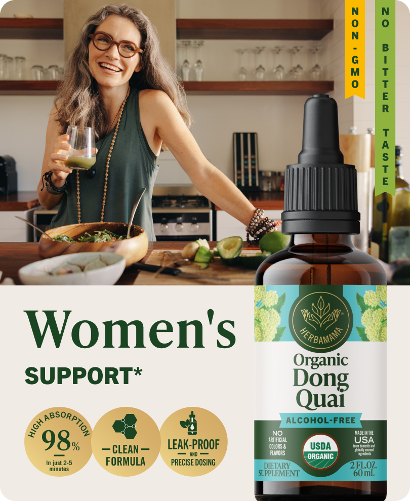 USDA Organic Dong Quai Drops - 2 Fl. Oz. Bottle