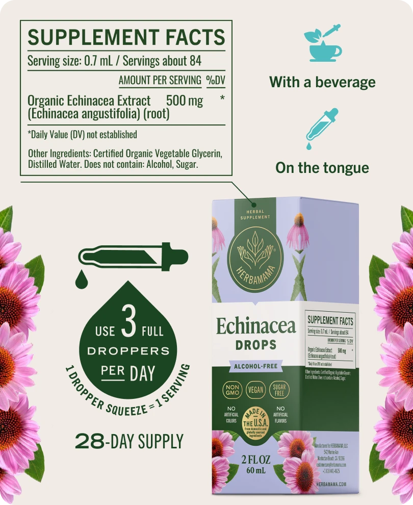 Echinacea Drops - 2 Fl. Oz. Bottle