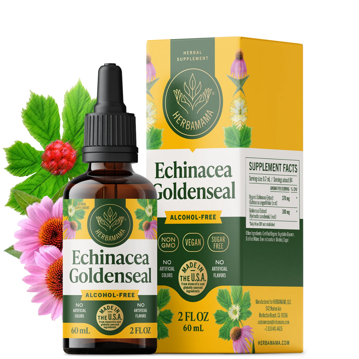 Echinacea Goldenseal Drops - 2 Fl. Oz. Bottle