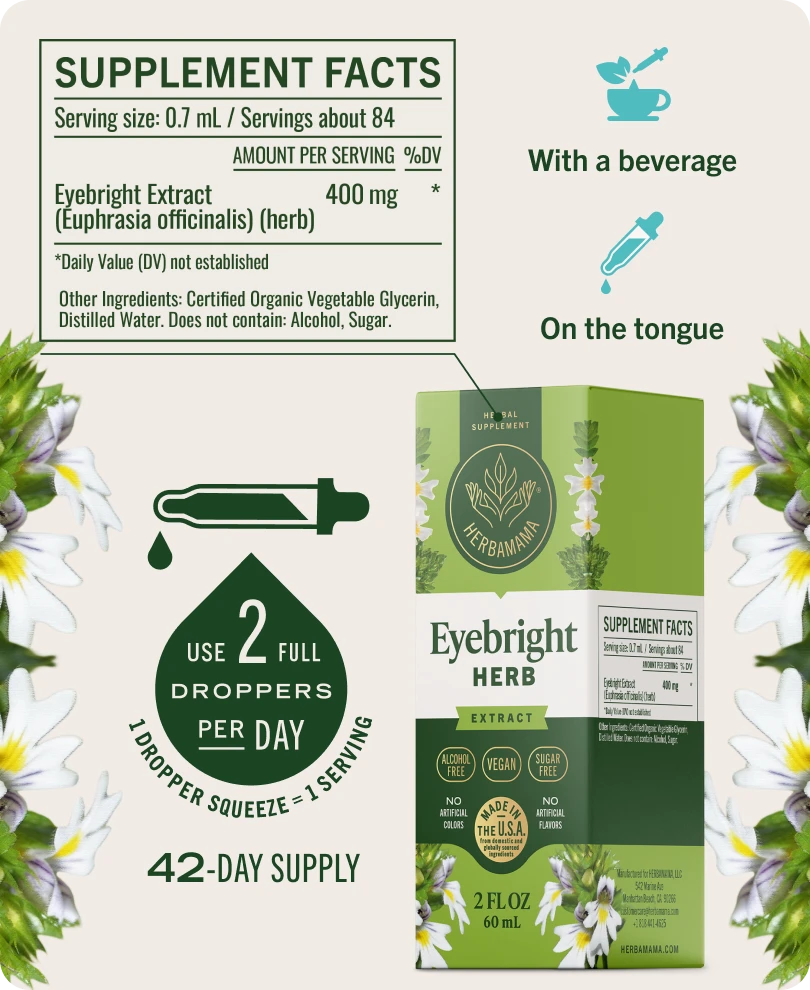 Eyebright Herb Drops - 2 Fl. Oz. Bottle