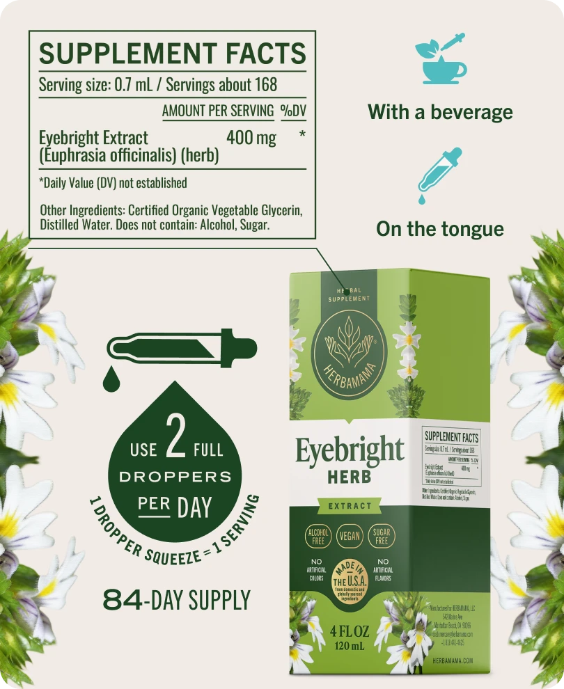 Eyebright Herb Drops - 4 Fl. Oz. Bottle