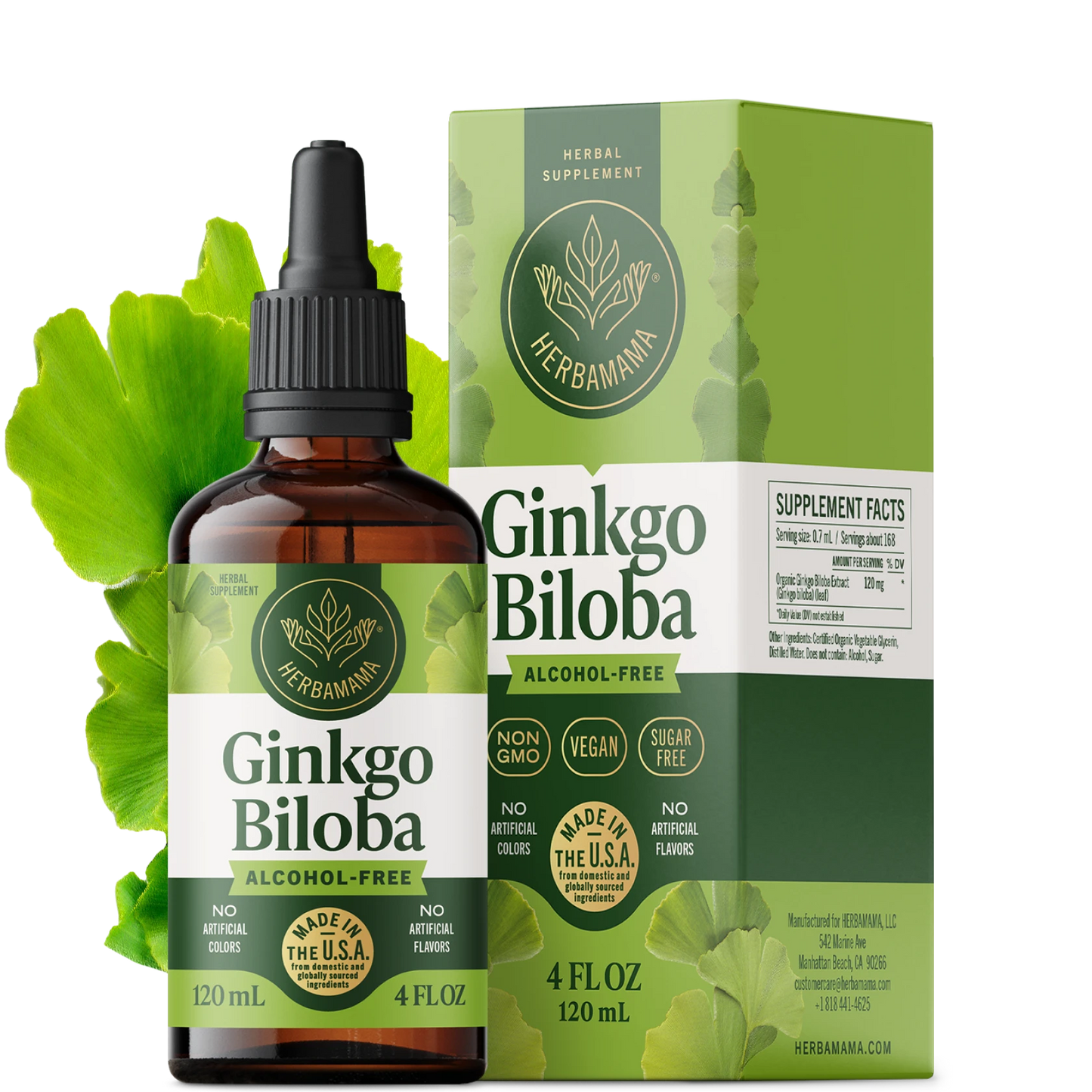 Ginkgo Biloba Drops - 4 Fl. Oz. Bottle