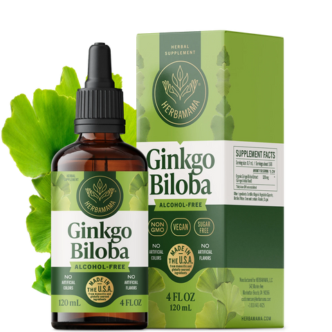 Ginkgo Biloba Drops - 4 Fl. Oz. Bottle