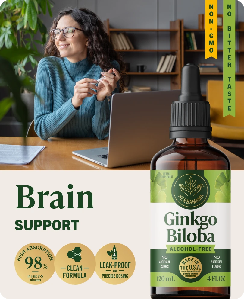 Ginkgo Biloba Drops - 4 Fl. Oz. Bottle