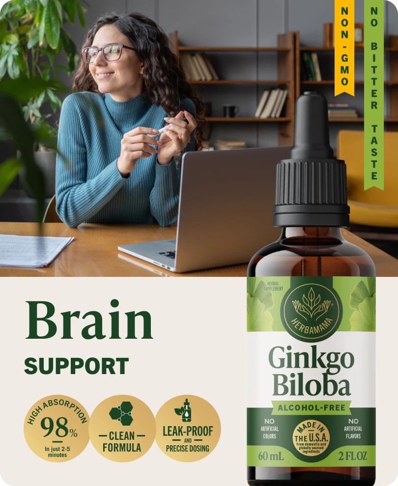Ginkgo Biloba Drops - 2 Fl. Oz. Bottle