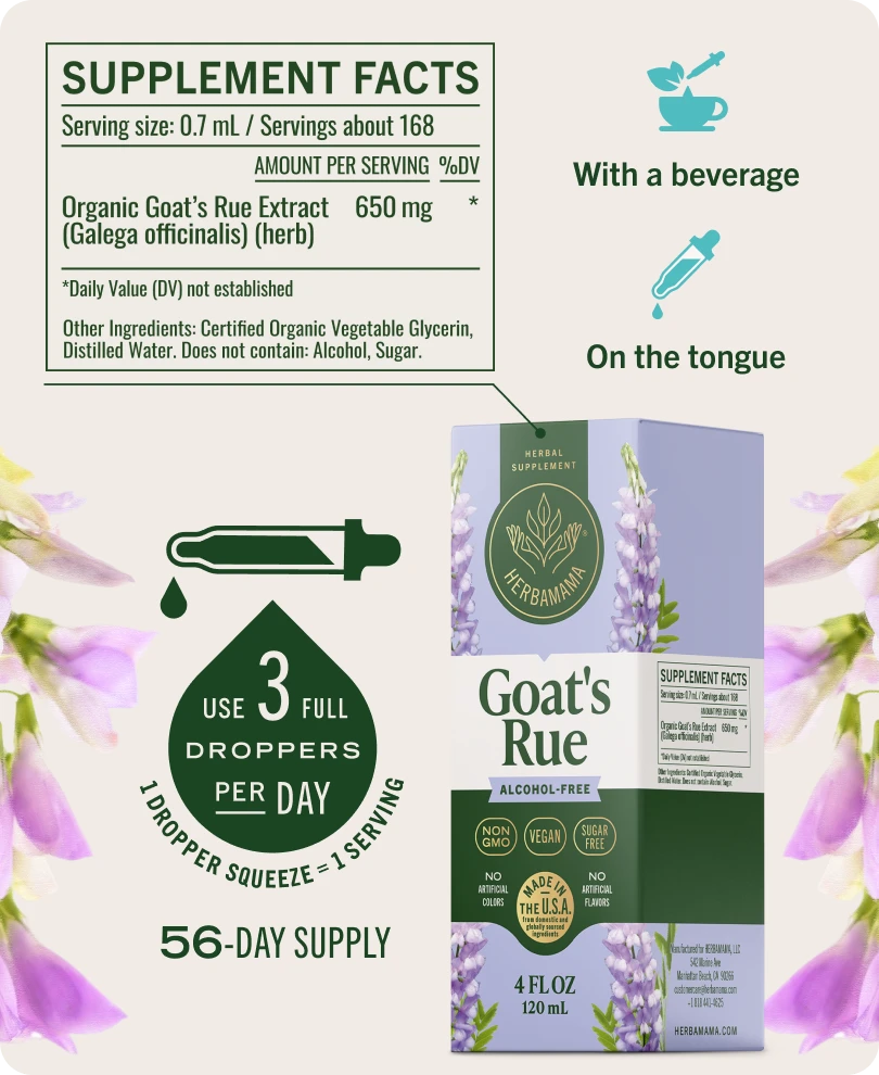 Goat's Rue Drops - 4 Fl. Oz. Bottle