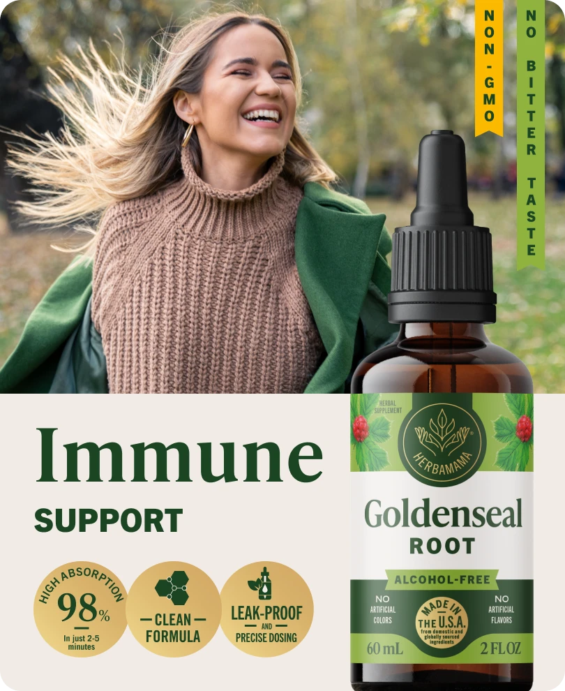 Goldenseal Root Drops - 2 Fl. Oz. Bottle