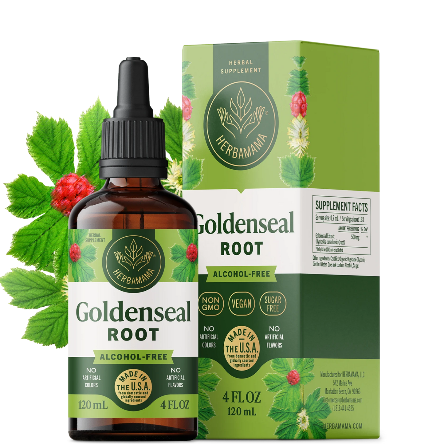 Goldenseal Root Drops - 4 Fl. Oz. Bottle
