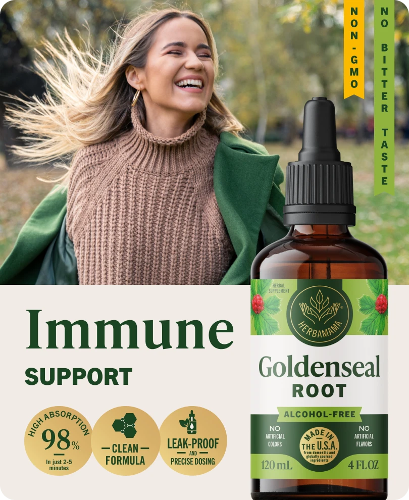 Goldenseal Root Drops - 4 Fl. Oz. Bottle